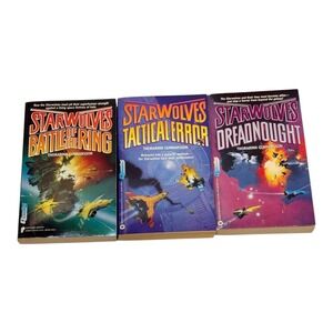 Starwolves Thorarinn Gunnarsson Lot 3 PB Book Battle Tactical Dreadnought 1989‎